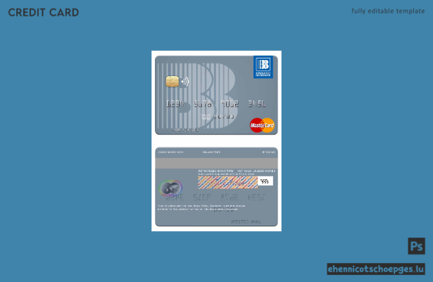 Georgia Basis Bank Mastercard – Beispielvorschau